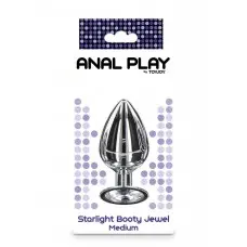 Toy Joy Medium Starlight Booty Jewel - Пробка анальная, 8х3.4 см