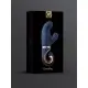 Gvibe Gentley Caribbean Blue - вібратор кролик для стимуляції точки G і клітора з 2 моторами, 19.9х4.2 см (синій)