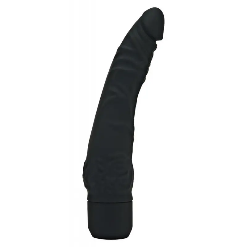 Get Real Classic Slim - Силіконовий вібратор, 21x4 см, (чорний)