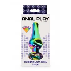Toy Joy Large Twilight Bum Bijou - Анальная пробка, 9.5х4 см