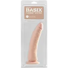 Фаллоимитатор Basix Slim 7, 18х3,5 см (телесный)