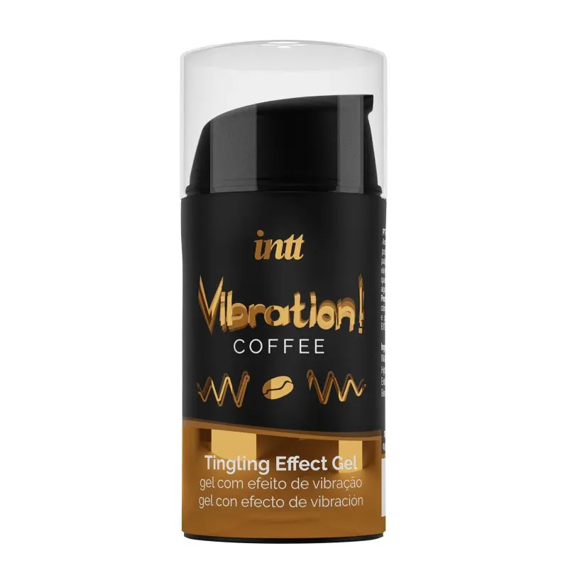 Intt Vibration Coffee - Жидкий вибратор со вкусом кофе, 15 мл