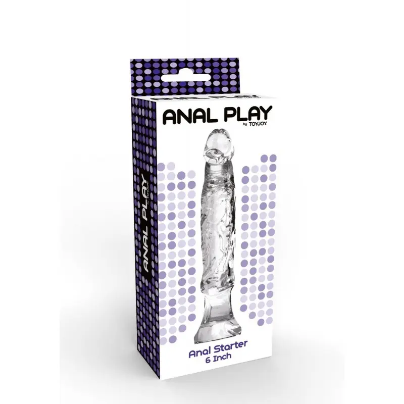 TOYJOY Anal Starter 6 Inch TRANSPARENT - Анальний стимулятор, 16 см (прозорий)