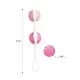 Gvibe Geisha Balls 2 - Шарики Гейши для тренировки интимных мышц, 3 см (розовый)