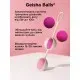 Gvibe Geisha Balls 2 - Шарики Гейши для тренировки интимных мышц, 3 см (розовый)