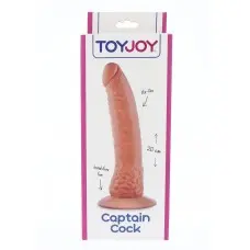 Toy Joy Captain Cock - Фаллоимитатор, 18х3,5 см