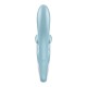 Вибратор-кролик Satisfyer Touch Me Blue, двойной отросток, 3 мощных мотора