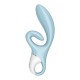 Вибратор-кролик Satisfyer Touch Me Blue, двойной отросток, 3 мощных мотора