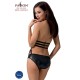 Боди монокини под латекс Passion Exclusive LAMIS BODY S/M, black