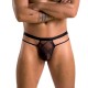 Мужские прозрачные стринги Passion 029 THONG COLLIN XXL/XXXL Black, сетка