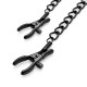 Зажимы для сосков Bedroom Fantasies Nipple Clamps with Chain - Black