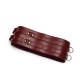 Кожаный пояс для бондажа Liebe Seele Wine Red Waist Cuff L Size