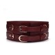 Кожаный пояс для бондажа Liebe Seele Wine Red Waist Cuff L Size