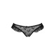 Трусики с оборками Passion Exclusive DONIA THONG L/XL, black