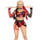 Еротичний костюм Leg Avenue Crime Spree Sweetie Costume XS, топ, шорти