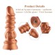 Силиконовый дилдо Hismith Spiral Grain Silicone Dildo Monster Series