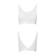 Топ с прозрачной вставкой Passion PS002 TOP XL, white