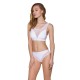 Топ с прозрачной вставкой Passion PS002 TOP XL, white