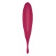 Смарт-вибратор для клитора с вакуумной стимуляцией Satisfyer Twirling Pro+ dark red