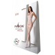 Бодистокинг с крыльями Passion BS098 One Size, white, средняя сетка, открытый доступ