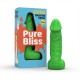 Свеча в виде члена Pure Bliss MINI Green 15 см