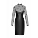 Сукня Noir Handmade F310 Sublime wetlook and flocked mesh midi dress - M