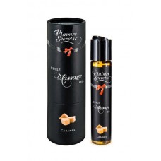 Масажна олія Plaisirs Secrets Caramel (59 мл) з афродизіаками, їстівна, подарункове паковання