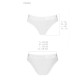 Трусики з прозорою вставкою Passion PS002 PANTIES M, white