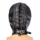 Капюшон для БДСМ со съемной маской Fetish Tentation BDSM hood in leatherette with removable mask