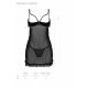 Еротичний пеньюар Passion MARINA CHEMISE, S/M, black