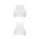 Спортивный топ с прозрачной вставкой Passion PS006 TOP XL, white