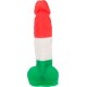 Цветной фаллоимитатор ADDICTION - LEONARDO - 7" - 3 COLOURS, 17,8 см, силикон