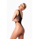 Боди Noir Handmade F322 Paparazzi elastic mesh body - 3XL