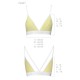 Спортивный топ с двойными бретелями Passion PS007 TOP M, yellow