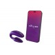 Смарт-вибратор для пар We-Vibe Sync 2 Purple, 10 виброрежимов, пульт ДУ