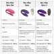 Смарт-вибратор для пар We-Vibe Sync 2 Purple, 10 виброрежимов, пульт ДУ