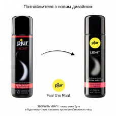 Силіконова змазка pjur Light 250 мл найрідкіша, 2в1 для сексу та масажу