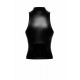 Топ Noir Handmade F324 Glam wetlook top with vinyl corset - XXL