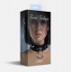 Ошейник для фиксации Feral Feelings - D-Rings Black