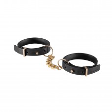 Наручники з екошкіри Bijoux Indiscrets Maze – Thin Handcuffs Black