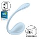 Смарт-віброяйце Satisfyer Smooth Petal Connect App Light Blue