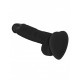 Реалистичный фаллоимитатор Strap-On-Me SOFT REALISTIC DILDO Black - Size M