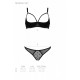 Комплект MARINA SET WITH OPEN BRA black L/XL - Passion