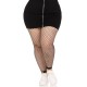 Чулки Leg Avenue Industrial Net footless tights Black 1X/2X