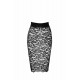 Спідниця Noir Handmade F302 Ambivalence lace up midi skirt - S