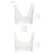 Спортивный топ из эластичного хлопка Passion PS005 TOP L, white