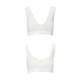 Спортивный топ из эластичного хлопка Passion PS005 TOP L, white