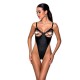 Боди из экокожи Passion CELINE BODY L/XL, black, с доступом, открытый