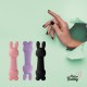 Мінівібратор FeelzToys Mister Bunny Pink з двома насадками