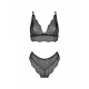 Комплект Passion AMBERLY SET black L/XL